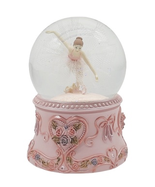 15039 KULA POZYTYWKA Z TAŃCZĄCĄ BALETNICĄ