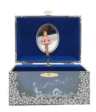 22004 SZKATUŁKA POZYTYWKA Z BALETNICĄ NA BIŻUTERIĘ I DROBIAZGI