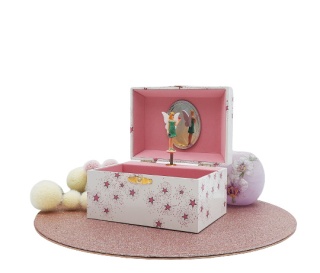 22007 SZKATUŁKA POZYTYWKA DZIECIĘCA Z WRÓŻKĄ NA BIŻUTERIĘ I DROBIAZGI