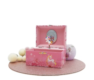 22201 SZKATUŁKA POZYTYWKA DZIECIĘCA JEDNOROŻEC NA BIŻUTERIĘ I DROBIAZGI