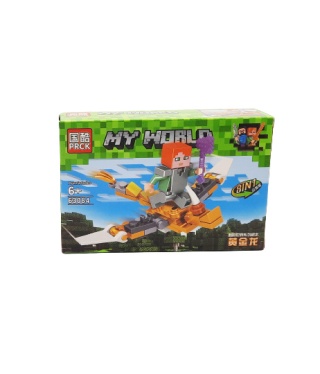 63084-2 KLOCKI MY WORLD MINECRAFT ZŁOTY SMOK