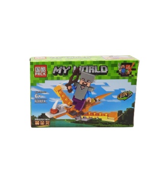 63084-3 KLOCKI MY WORLD MINECRAFT ZŁOTY SMOK