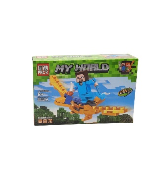 63084-7 KLOCKI MY WORLD MINECRAFT ZŁOTY SMOK