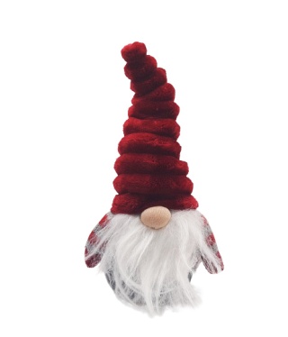 CZERWONY KRASNAL SKRZAT ŚWIĄTECZNY GNOM DEKORACJA