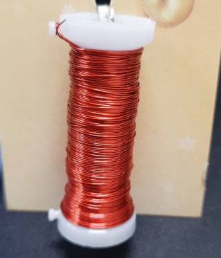 DRUCIK DO RĘKODZIEŁA FLORYSTYCZNY CZERWONY 0,37mm 15m