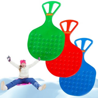 DUŻY ŚLIZG DO ZJAZDÓW JABŁUSZKO SANKI - RÓŻNE KOLORY