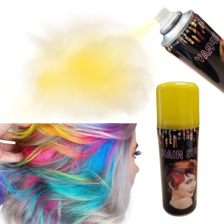 KOLOROWY SPRAY DO WŁOSÓW ZŁOCISTY FARBA ZMYWALNA