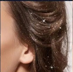 RÓŻOWY BROKAT DO WŁOSÓW W SPRAYU