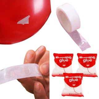 KROPKI KLEJOWE DO BALONÓW I DEKORACJI 100 sztuk