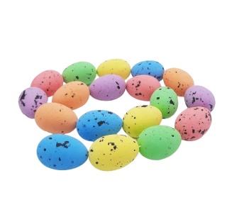 GIRLANDA WIELKANOCNA NAKRAPIANE JAJKA 100cm