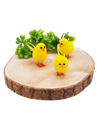 KURCZACZKI WIELKANOCNE ZAWIESZKI 6szt. DEKORACJE NA WIELKANOC