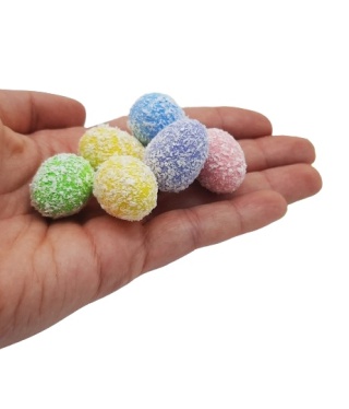 PASTELOWE PISANKI JAJECZKA 45szt. OZDOBA WIELKANOCNA