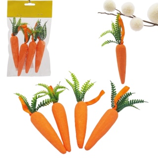 STYROPIANOWE MARCHEWKI ZAWIESZKI 4szt. OZDOBA WIELKANOCNA