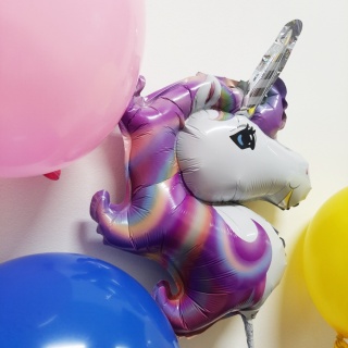 BALON FOLIOWY JEDNOROŻEC NA POWIETRZE