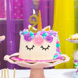 ŚWIECZKA URODZINOWA ZŁOTA CYFRA 2