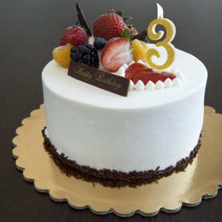 ŚWIECZKA URODZINOWA ZŁOTA CYFRA 3