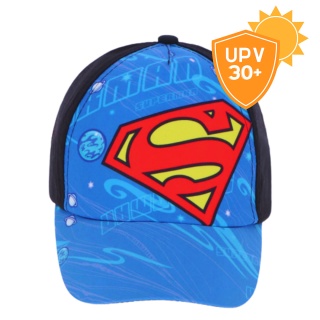 0807 CZAPKA Z DASZKIEM 54cm CZARNA SUPERMAN