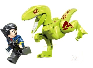 205001-1 KLOCKI DINOSAUR WORLD WELOCIRAPTOR 24el.