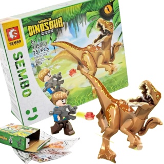 205001-3 KLOCKI DINOSAUR WORLD HEAVY CLAW DRAGON 24el.