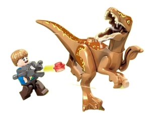 205001-3 KLOCKI DINOSAUR WORLD HEAVY CLAW DRAGON 24el.