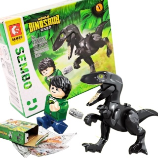 205001-5 KLOCKI DINOSAUR WORLD WELOCIRAPTOR 23el.