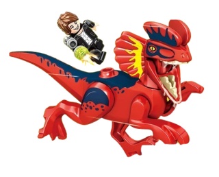 205001-6 KLOCKI DINOSAUR WORLD DILOFOZAUR 26el.