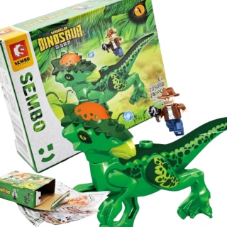 205001-8 KLOCKI DINOSAUR WORLD PACHYCEFALOZAUR 24el.