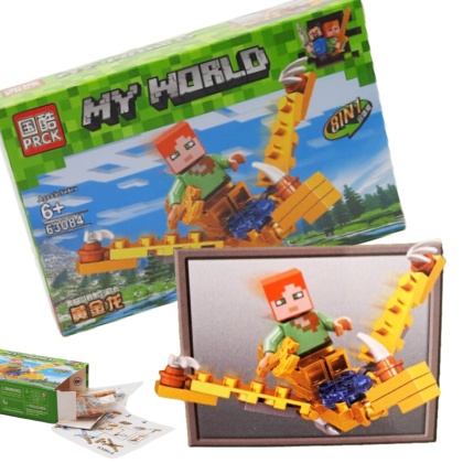 63084-8 KLOCKI MY WORLD MINECRAFT ZŁOTY SMOK