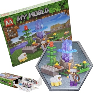 63142-3 KLOCKI MY WORLD MINECRAFT ZESTAW KLOCKÓW 87el.