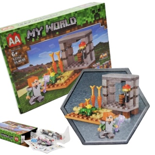 63142-4 KLOCKI MY WORLD MINECRAFT ZESTAW KLOCKÓW 89el.
