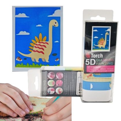 HAFT DIAMENTOWY ZESTAW DLA DZIECI MOZAIKA DIAMENTOWA RÓŻNE WZORY