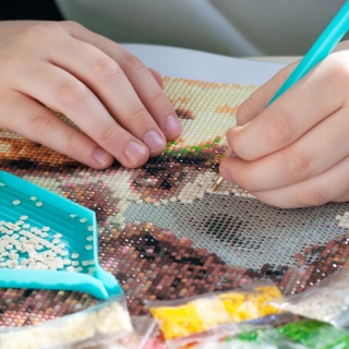 HAFT DIAMENTOWY ZESTAW DLA DZIECI MOZAIKA DIAMENTOWA RÓŻNE WZORY