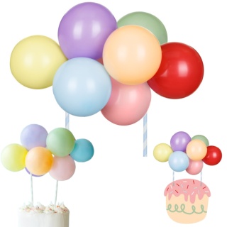 TOPPER BALONOWY MULTIKOLOR DEKORACJA TORTU 29cm