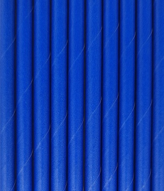 GRANATOWE SŁOMKI PAPIEROWE 10szt. SŁOMKI JEDNORAZOWE