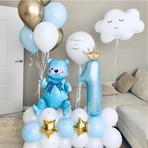 BALON FOLIOWY CYFRA 1 Z KORONĄ 95cm NA POWIETRZE I HEL PIERWSZE URODZINY BALON FOLIOWY CYFRA 1 Z KORONĄ 95cm NA POWIETRZE I HEL PIERWSZE URODZINY