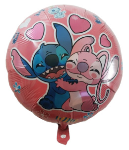 BALON FOLIOWY LILO I STITCH 40cm NA POWIETRZE I HEL