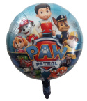 BALON FOLIOWY PSI PATROL 40cm NA POWIETRZE I HEL