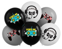 BALONY GAMER LEVEL UP 30cm 6sztuk GAME PARTY