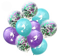 BALONY SYRENA MORSKA SYRENKI 30cm 6sztuk MERMAID PARTY