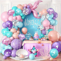 BALONY SYRENA MORSKA SYRENKI 30cm 6sztuk MERMAID PARTY