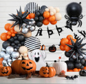 BALON FOLIOWY CZARNY PAJĄK 82cm HALLOWEEN