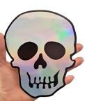 BANER HALLOWEEN CZASZKI HOLOGRAFICZNE DEKORACJE NA HALLOWEEN