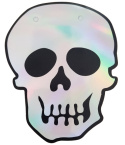 BANER HALLOWEEN CZASZKI HOLOGRAFICZNE DEKORACJE NA HALLOWEEN