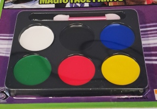 FARBKI DO TWARZY 6 kolorów HALLOWEEN PRZYJĘCIA