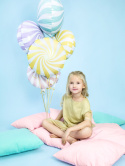 BALON FOLIOWY CUKIEREK ŻÓŁTY PASTELOWY 35cm OKRĄGŁY