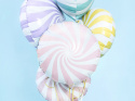 BALON FOLIOWY CUKIEREK RÓŻOWY PASTELOWY 35cm OKRĄGŁY