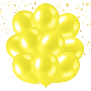 310 BALONY 27cm PRZEZROCZYSTE ŻÓŁTE 100szt.