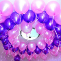 360 BALONY 27cm PRZEZROCZYSTE ZIELONE 100szt.