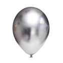 700 BALONY 13cm CHROMOWANE SREBRNE GLOSSY 10szt.