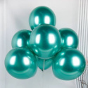 760 BALONY 13cm CHROMOWANE ZIELONE GLOSSY 100szt.